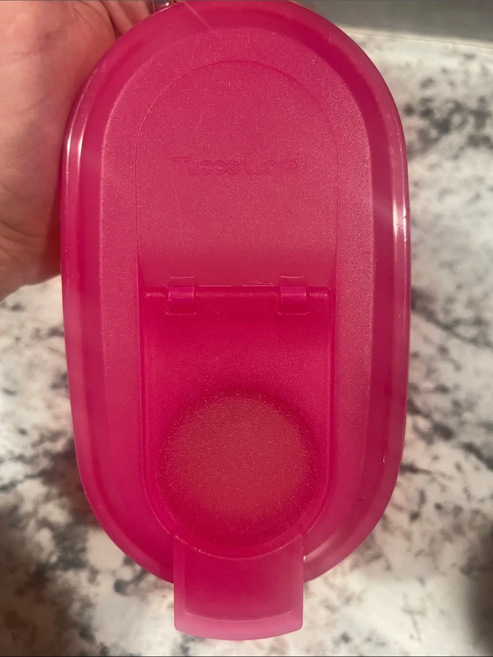 TUPPERWARE Pitcher 2189D 1 Quart Orange With Pink Pour Spout